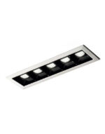 ΦΩΤΙΣΤΙΚΟ ΧΩΝΕΥΤΟ LED 147x45mm 10W 3000K 1000lm 45° AC220-240V ΛΕΥΚΟ ΜΕ ΜΑΥΡΟ ΑΝΑΚΛΑΣΤΗΡΑ UNIVERSE – 2-U008730