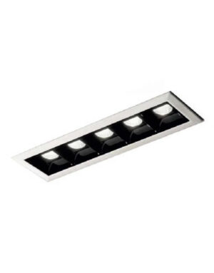 ΦΩΤΙΣΤΙΚΟ ΧΩΝΕΥΤΟ LED 147x45mm 10W 3000K 1000lm 45° AC220-240V ΛΕΥΚΟ ΜΕ ΜΑΥΡΟ ΑΝΑΚΛΑΣΤΗΡΑ UNIVERSE – 2-U008730