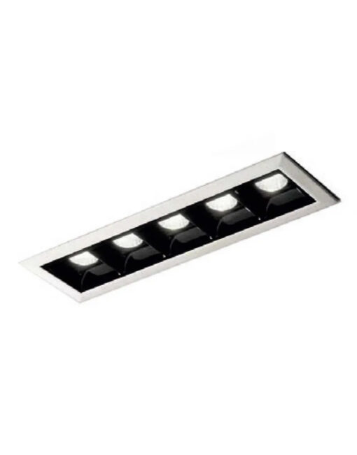 ΦΩΤΙΣΤΙΚΟ ΧΩΝΕΥΤΟ LED 147x45mm 10W 3000K 1000lm 45° AC220-240V ΛΕΥΚΟ ΜΕ ΜΑΥΡΟ ΑΝΑΚΛΑΣΤΗΡΑ UNIVERSE – 2-U008730