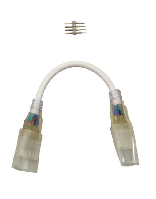 A FLAT ΣΥΝΔΕΣΜΟΣ L 4ΚΑΛΩΔΙΩΝ ΓΙΑ TAINIA LED RGB UNIVERSE – 2-U009324