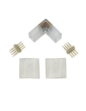 DOME NEON ΣΥΝΔΕΣΜΟΣ L 4ΚΑΛΩΔΙΩΝ ΓΙΑ ΤΑΙΝΙΑ RGB UNIVERSE – 2-U009393