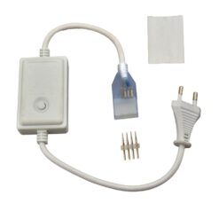 DOME NEON MANUAL CONTROLLER RGB 50Μ ΜΕ ΘΕΡΜΟΣΥΣΤΕΛΟΜΕΝΟ 7cm ΚΑΙ ΤΕΡΜΑΤΙΚΗ ΤΑΠΑ UNIVERSE – 2-U009416