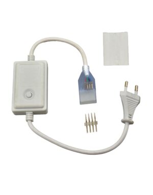 DOME NEON MANUAL CONTROLLER RGB 50Μ ΜΕ ΘΕΡΜΟΣΥΣΤΕΛΟΜΕΝΟ 7cm ΚΑΙ ΤΕΡΜΑΤΙΚΗ ΤΑΠΑ UNIVERSE – 2-U009416