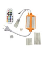 DOME NEON REMOTE CONTROLLER RGB 50Μ ΜΕ ΘΕΡΜΟΣΥΣΤΕΛΟΜΕΝΟ 7cm ΜΕ ΤΕΡΜΑΤΙΚΗ ΤΑΠΑ UNIVERSE – 2-U009423