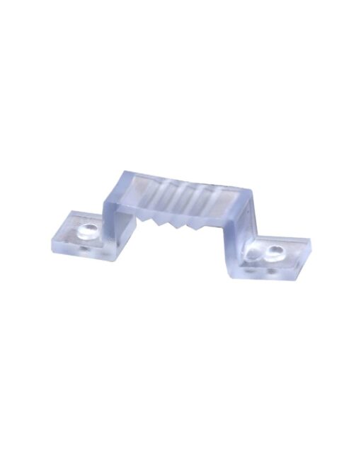 A FLAT CLIPS ΓΙΑ ΤΑΙΝΙΑ LED RGB (10τ) ΔΙΑΦΑΝΟ – 2-U009522