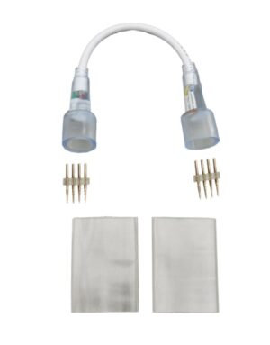 ROUND NEON ΣΥΝΔΕΣΜΟΣ ΜΕ ΚΑΛΩΔΙΟ 4 ΚΑΛΩΔΙΩΝ ΓΙΑ ΤΑΙΝΙΑ RGB UNIVERSE – 2-U009607