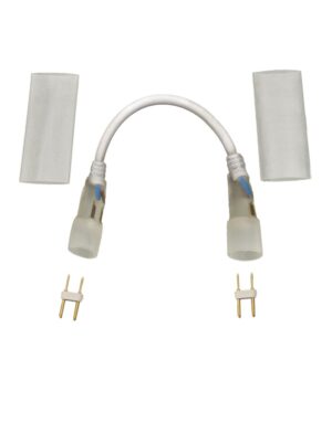 SQUARE NEON ΣΥΝΔΕΣΜΟΣ ΜΕ ΚΑΛΩΔΙΟ 2ΚΑΛΩΔΙΩΝ ΓΙΑ ΤΑΙΝΙΑ MONOCROME UNIVERSE – 2-U009645