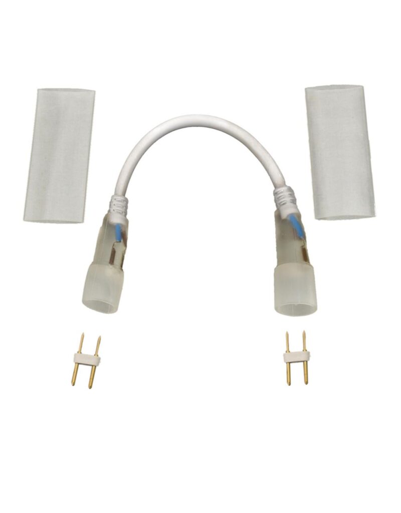 SQUARE NEON ΣΥΝΔΕΣΜΟΣ ΜΕ ΚΑΛΩΔΙΟ 2ΚΑΛΩΔΙΩΝ ΓΙΑ ΤΑΙΝΙΑ MONOCROME UNIVERSE – 2-U009645