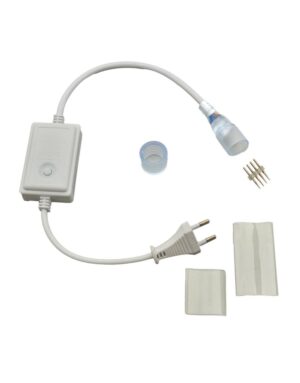 ROUND NEON MANUAL CONTROLLER RGB 50Μ ΜΕ ΘΕΡΜΟΣΥΣΤΕΛΟΜΕΝΟ 7cm ΚΑΙ ΤΕΡΜΑΤΙΚΗ ΤΑΠΑ UNIVERSE – 2-U009744