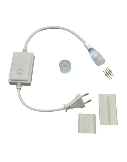 ROUND NEON MANUAL CONTROLLER RGB 50Μ ΜΕ ΘΕΡΜΟΣΥΣΤΕΛΟΜΕΝΟ 7cm ΚΑΙ ΤΕΡΜΑΤΙΚΗ ΤΑΠΑ UNIVERSE – 2-U009744