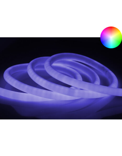 ROUND NEON FLEX LED ΤΑΙΝIA 10W RGB 220-240V 160° IP65 DIMMABLE UNIVERSE – 2-U011556