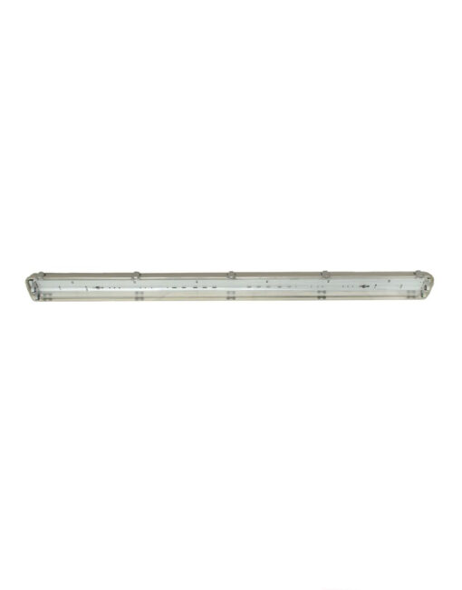 ΦΩΤΙΣΤΙΚΟ ΣΚΑΦΑΚΙ PC ΣΤΕΓΑΝΟ ΙΡ65 120CM ΓΙΑ ΛΑΜΠΕΣ LED Τ8 2X18W UNIVERSE – 2-U011600