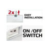 ΦΩΤΙΣΤΙΚΟ LED Τ5 8W 57CM CCT TUNABLE 3000/4000K 230V 720 lm ΜΕ ΚΑΛΩΔΙΟ 1Μ ΚΑΙ ΔΙΑΚΟΠΤΗ UNIVERSE – 2-U011648