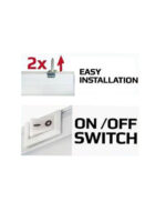 ΦΩΤΙΣΤΙΚΟ LED Τ5 8W 57CM CCT TUNABLE 3000/4000K 230V 720 lm ΜΕ ΚΑΛΩΔΙΟ 1Μ ΚΑΙ ΔΙΑΚΟΠΤΗ UNIVERSE – 2-U011648