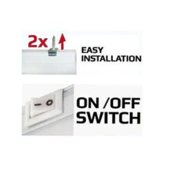ΦΩΤΙΣΤΙΚΟ LED Τ5 8W 57CM CCT TUNABLE 3000/4000K 230V 720 lm ΜΕ ΚΑΛΩΔΙΟ 1Μ ΚΑΙ ΔΙΑΚΟΠΤΗ UNIVERSE – 2-U011648