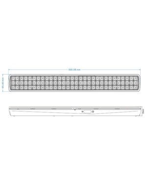 ΦΩΤΙΣΤΙΚΟ LED SMD 9W 6500Κ 230V ΕΠΑΝΑΦΟΡΤΙΖΟΜΕΝΟ ΜΕ ΜΠΑΤΑΡΙΑ Li-ion ΜΗ ΣΥΝΕΧΟΥΣ ΛΕΙΤΟΥΡΓΙΑΣ UNIVERSE – 2-U011860