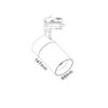ΦΩΤΙΣΤΙΚΟ ΣΠΟΤ ΡΑΓΑΣ 3Φ 30W CCT TUNΕABLE 3000/4000/5000K 2850lm 36° ΛΕΥΚΟ DIMMABLE TRIAC UNIVERSE – 2-U011891