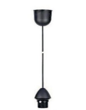 ΑΝΑΡΤΗΣΗ ΜΕ ΚΑΛΩΔΙΟ 0,60Μ Ε27 ΜΑΧ60W KAI ΡΟΔΕΛΑ ΜΑΥΡΗ – 2-U012607