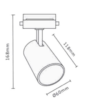 ΦΩΤΙΣΤΙΚΟ ΣΠΟΤ ΡΑΓΑΣ 1ΦΑΣΙΚΗΣ MR16/GU10 ΜΑΥΡΟ UNIVERSE – 2-U013345