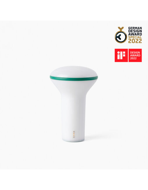 BUDDY PORTABLE LAMP WHITE Y DARK GREEN 3W – 1-FR20210