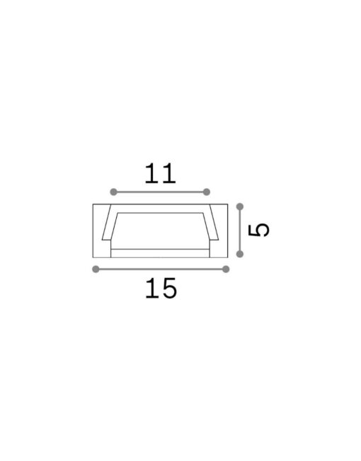SLOT SUR D15xD5 2000 mm WH – 1-ID203089