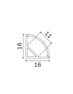 SLOT ANG TONDO D16xD16 2000 mm WH – 1-ID203126