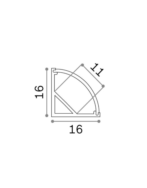 SLOT ANG TONDO D16xD16 2000 mm WH – 1-ID203126