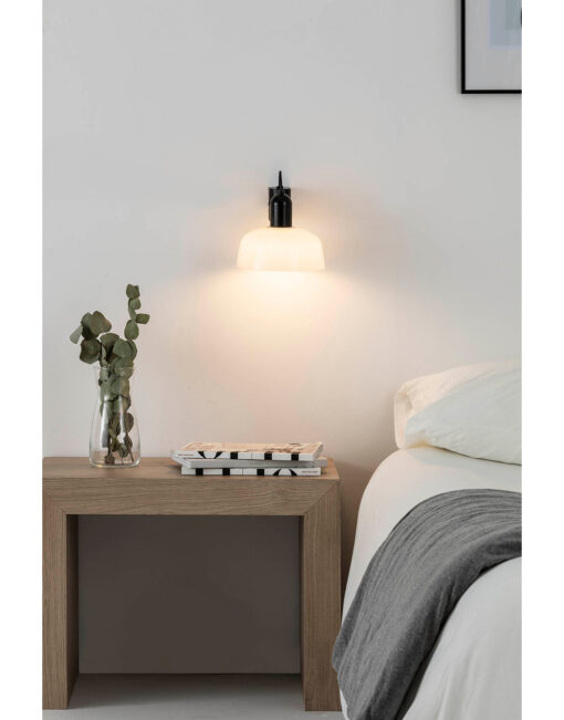 TATAWIN WHITE WALL LAMP 1xE27 – 1-FR20335-116