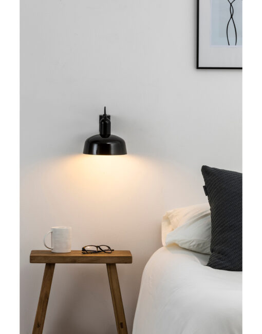 TATAWIN BLACK WALL LAMP 1xE27 – 1-FR20335-117