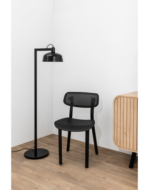 TATAWIN FLOOR LAMP W/BLACK SHADE 1xE27 – 1-FR20336-120