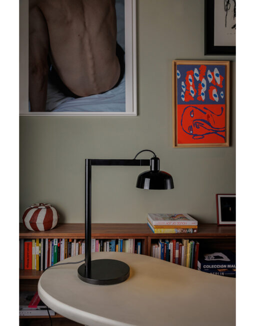 TATAWIN TABLE LAMP W/BLACK SHADE 1xE27 – 1-FR20337-117