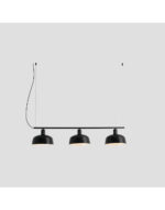 TATAWIN PENDANT LINEAL W/BLACK SHADE M 1xE27 – 1-FR20338-120