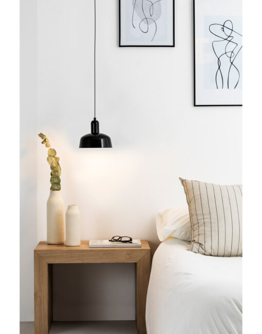 TATAWIN PENDANT SHADE S BLACK 1xE27 – 1-FR20339-117