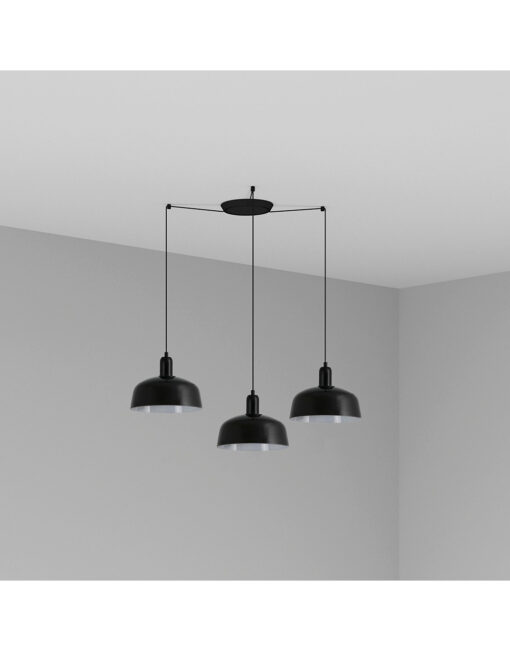 TATAWIN PENDANT SHADE M BLACK 1xE27 3L – 1-FR20340-120-3L