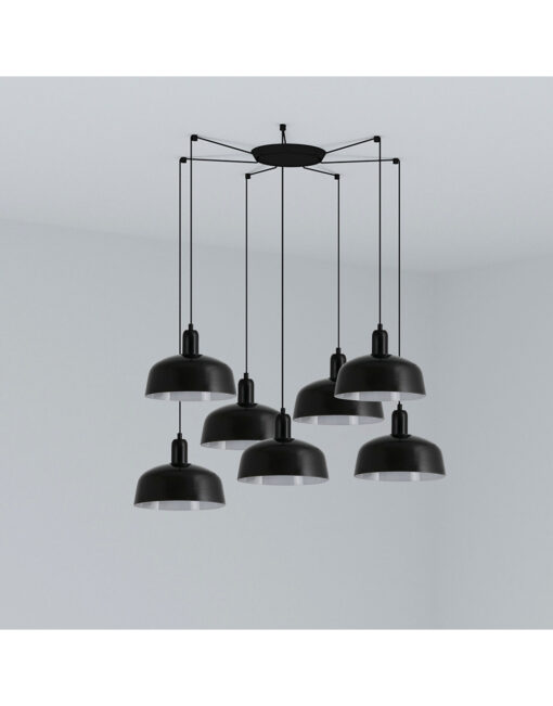 TATAWIN PENDANT SHADE M BLACK 1xE27 7L – 1-FR20340-120-7L