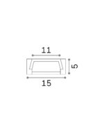 SLOT SUR D15xD5 3000 mm WH – 1-ID204598