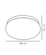 Foam | Ceiling light | White – 1-NR2210126001