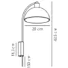 Ellen 20 | Wall light | Brass – 1-NR 2213701035