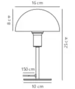 Ellen Mini | Table lamp | Yellow – 1-NR2213745026