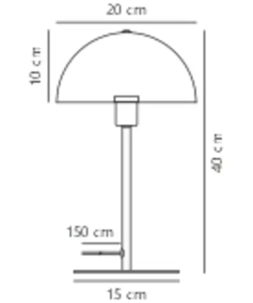 Ellen 20 | Table lamp | Light brown – 1-NR2213755009