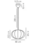 Aeron 40 | Pendant | White – 1-NR2312153001