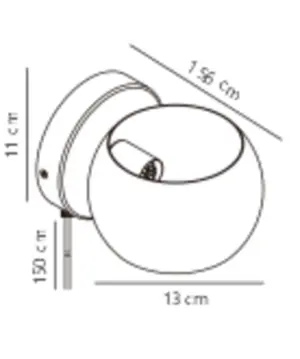 Belir | Wall light | White – 1-NR2312201001