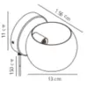 Belir | Wall light | Black – 1-NR2312201003