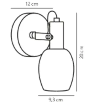 Arild | Wall light | Black – 1-NR2312291003