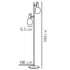 Arild | Floor lamp | Black – 1-NR2312324003