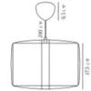 Cardine 50 | Pendant | White – 1-NR2312423001