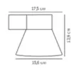 Kyklop Cone | Wall light | Rusty – 1-NR2318071009