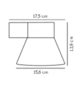Kyklop Cone | Wall light | Rusty – 1-NR2318071009