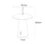 ARA TO GO LED Table To Go Black Aluminium, Plastic Nordlux – 1-NR2118245003