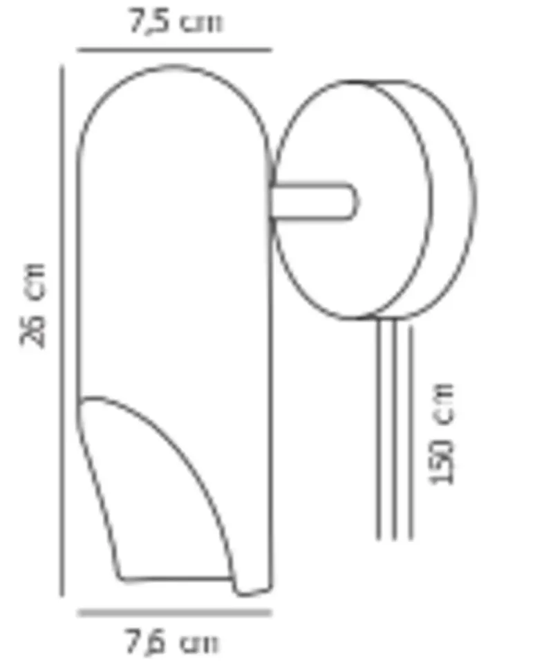 Rochelle | Wall light | Black – 1-NR2320301003